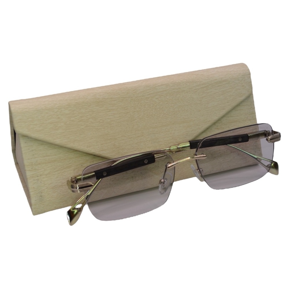 Maybach Rimless Glasses | Transitions + Blue Blocker | Used – Like New | No Box - Picture 6 of 15